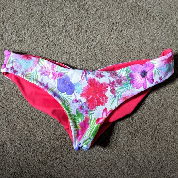 Floral print soft bikini bottom - Picture 3 of 4